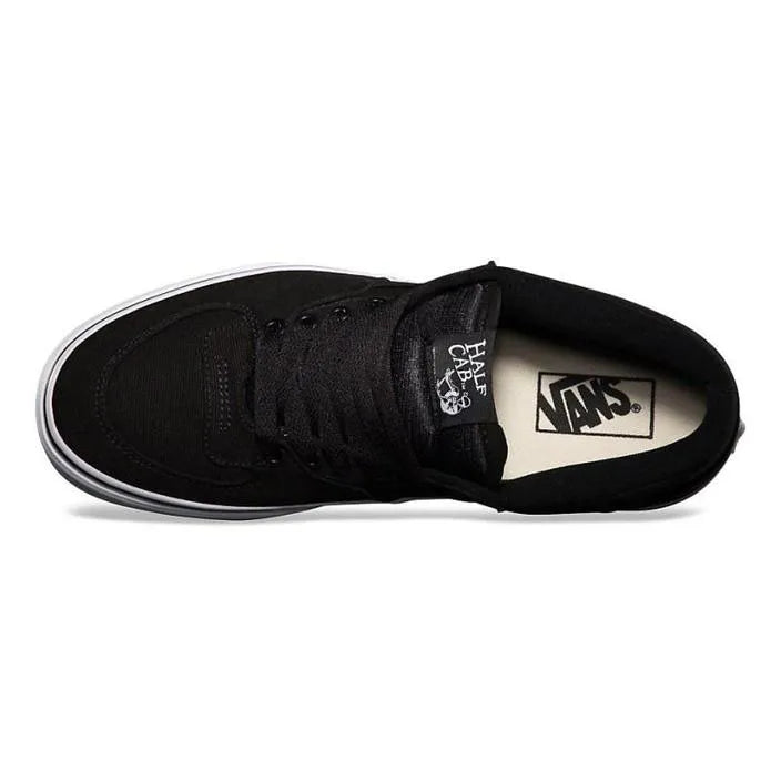 Vans Half Cab Canvas Skate Shoes - Black | Outlet Sale | Perfect for Skateboarding & Casual Wear