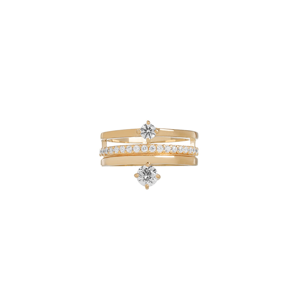 Startrail Traces of Love Ring - Elegant Sterling Silver Promise Ring for Women, Romantic Couple Gift for Anniversary, Valentine's Day & Special Occasions | Perfect for Proposals, Engagements & Meaningful Moments