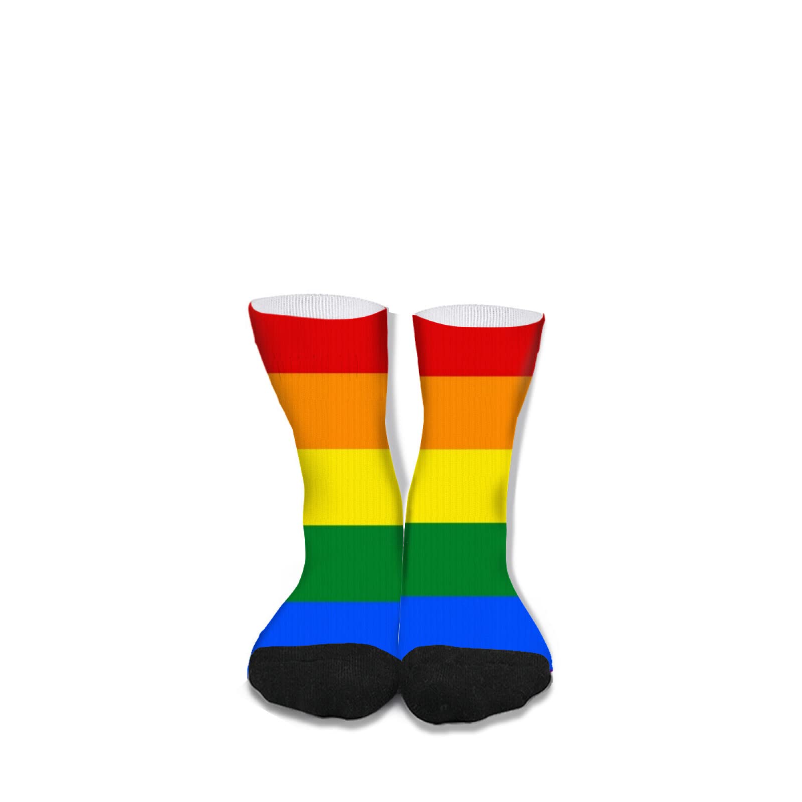 **Rainbow Pride Flag Socks for Women & Men - LGBT Comfortable Running, Work & Travel Socks - Perfect for Pride Events, Workouts & Daily Wear**