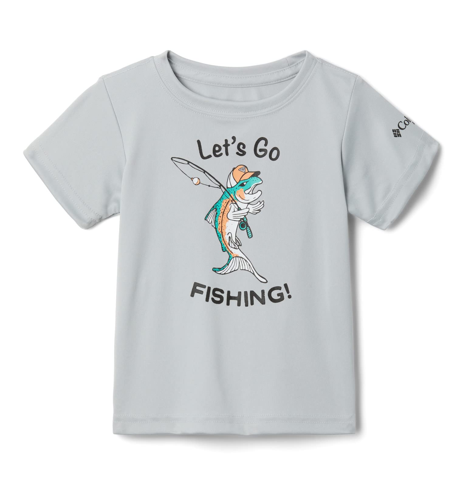 Columbia Boys' Terminal Tackle PFG Marlin America Short Sleeve Fishing Shirt - UPF 50 Sun Protection, Quick-Dry & Breathable for Kids' Outdoor Fishing & Summer Activities