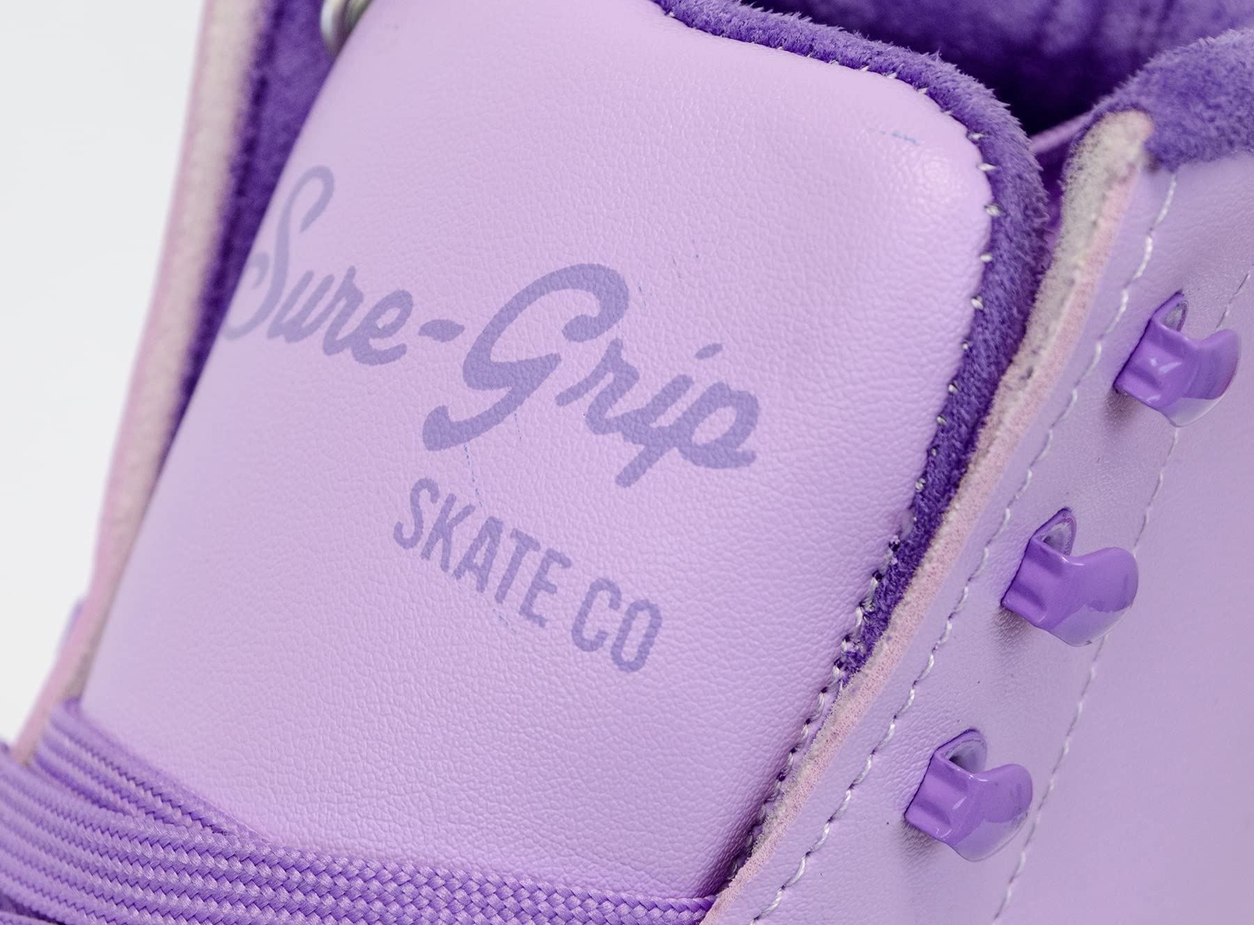 Sure-Grip Lavender Oasis Outdoor Roller Skates for Women & Men - Comfortable Quad Skates for Street, Park & Trail Skating - Perfect for Beginners & Pros (Use at Skate Parks, Outdoor Rinks & City Streets)