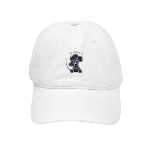 White - Black Poodle Iaam Full Cap