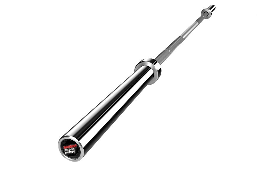Warrior 8 Bearing Stainless Steel Olympic Barbell - Professional Weightlifting Bar for CrossFit, Powerlifting & Home Gym Training