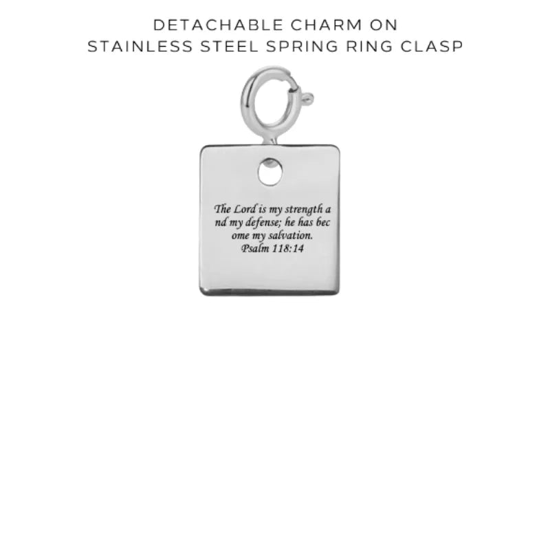 Personalized Engraved Charms with Detachable Clasp - Custom Name Jewelry for Necklaces & Bracelets - Perfect for Gifts, Anniversaries, and Special Occasions