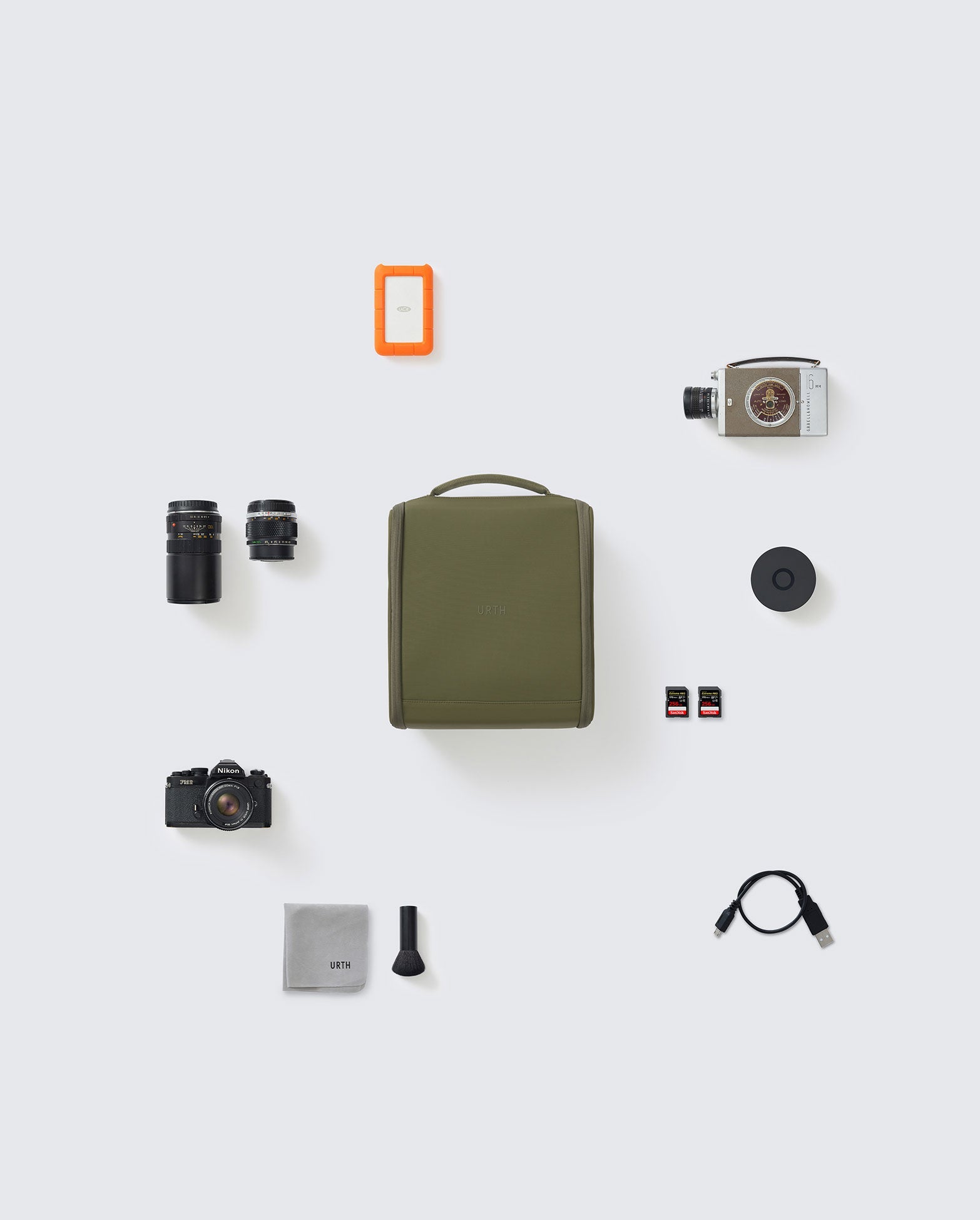 Norite Camera Insert for DSLR & Mirrorless Cameras - Waterproof & Shockproof Protective Case for Travel, Hiking & Outdoor Photography