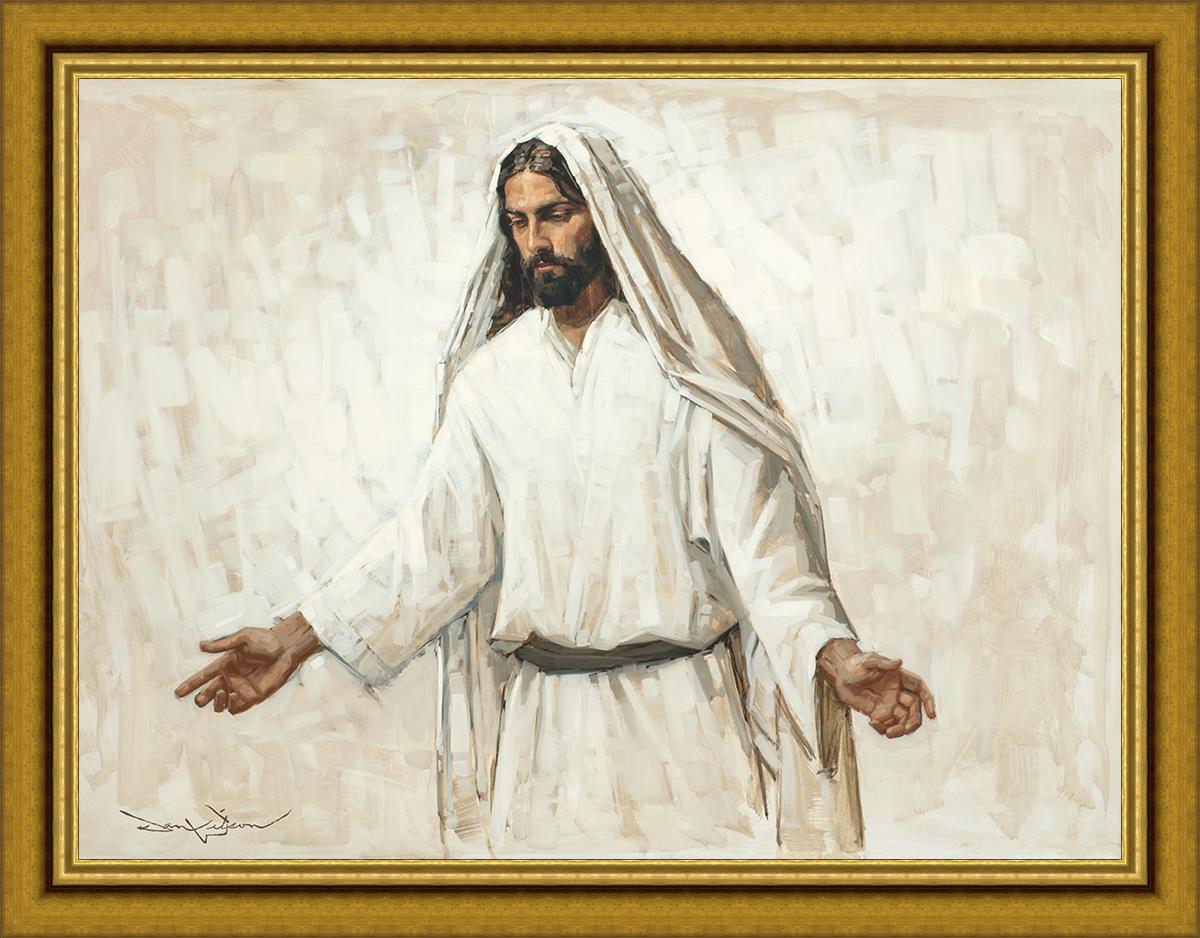Every Knee Shall Bow Large Wall Art - Inspirational Christian Home Decor for Living Room, Bedroom & Office
