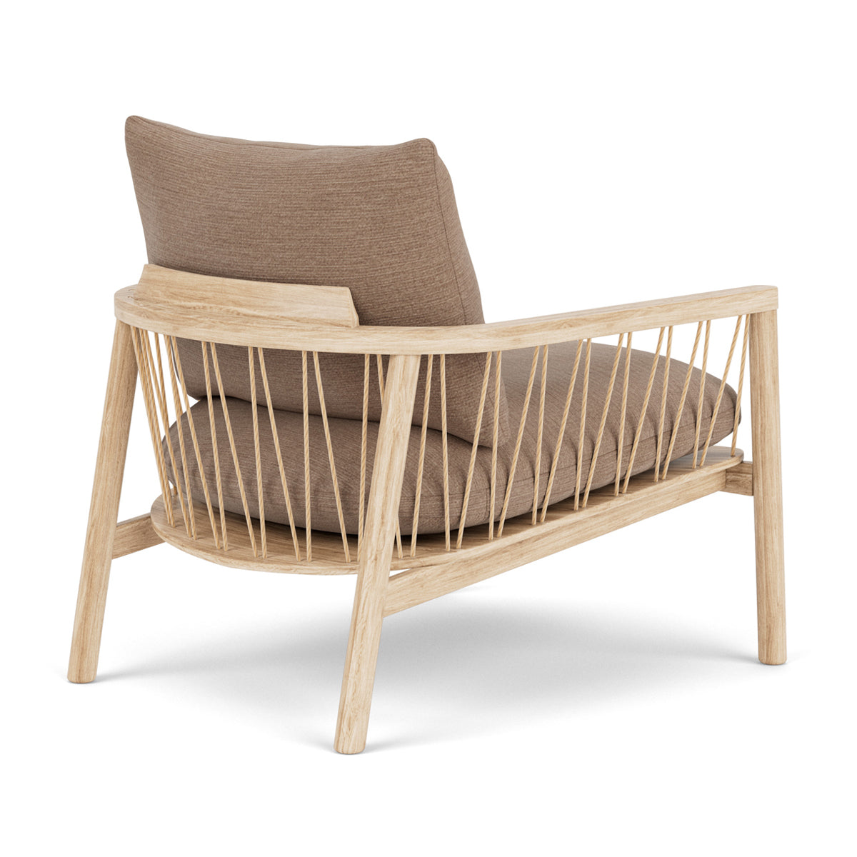 Enzo Fabric Armchair - Modern Upholstered Accent Chair for Living Room, Bedroom & Office - Comfortable Lounge Chair with Sturdy Wooden Legs - Perfect for Relaxing, Reading & Decorating