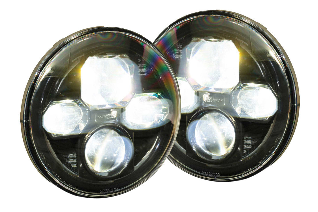 JEEP WRANGLER (JK) Sealed LED Headlights - High Performance Off-Road Lighting for Jeep Wrangler JK Models - Perfect for Night Driving & Off-Road Adventures