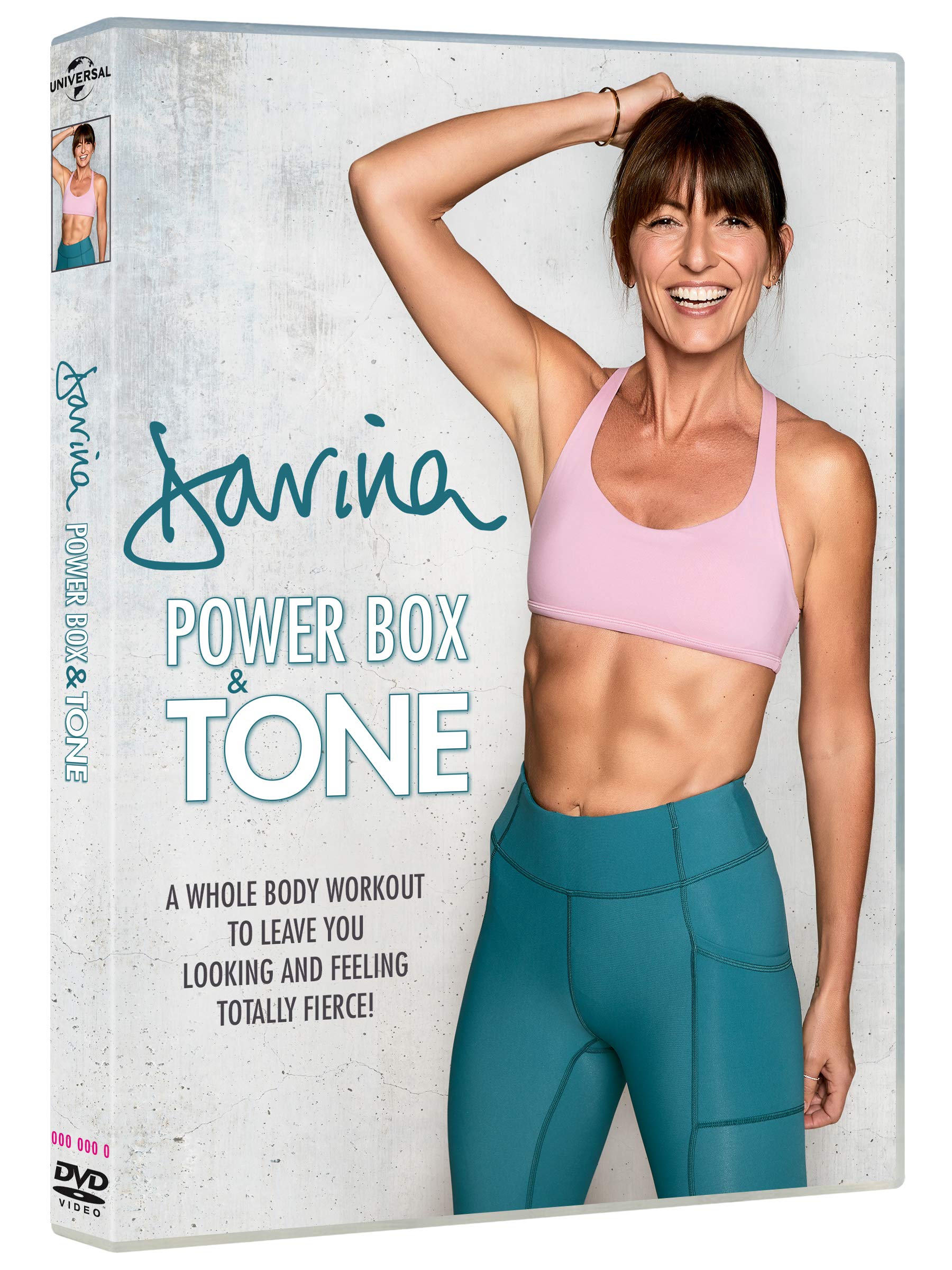 Davina: Power Box & Tone Workout DVD - Full Body Fitness Training for Women (2018) - Perfect for Home Gym, Weight Loss & Toning Exercises