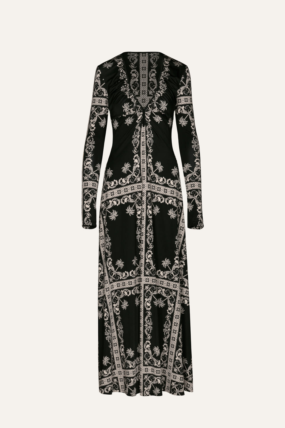 Alma Embroidered Dress - Elegant Floral Embroidery Women's Dress for Casual Wear, Parties & Special Occasions