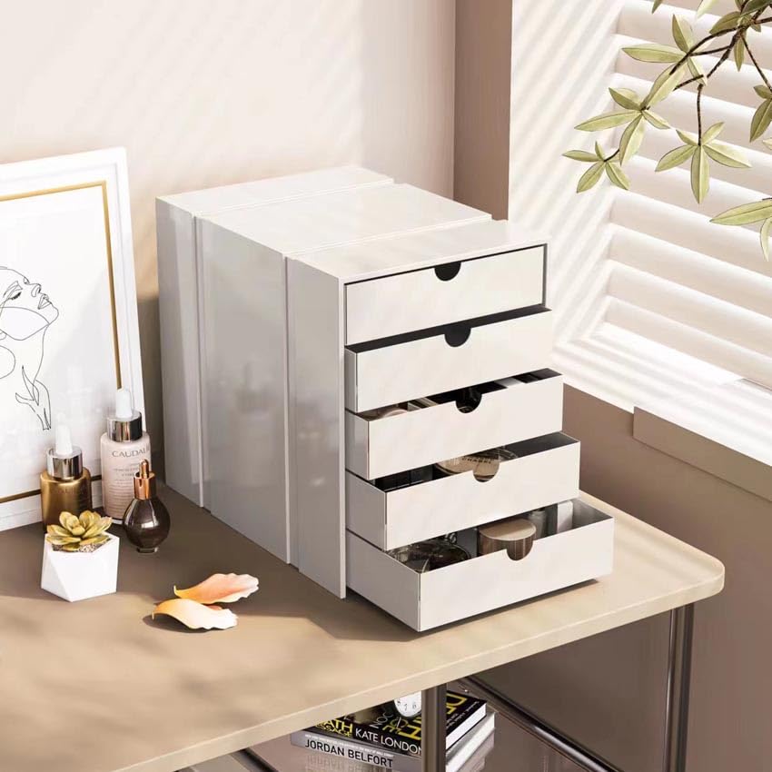 White File Storage Cabinets for Home Office - Organize Documents & Supplies | Perfect for Small Spaces & Office Organization
