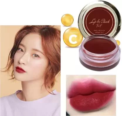 Nourishing Natural Lip, Cheek & Eye Tint with Vitamin C - Multi-Use Vegan Makeup for Daily Glow & Special Occasions