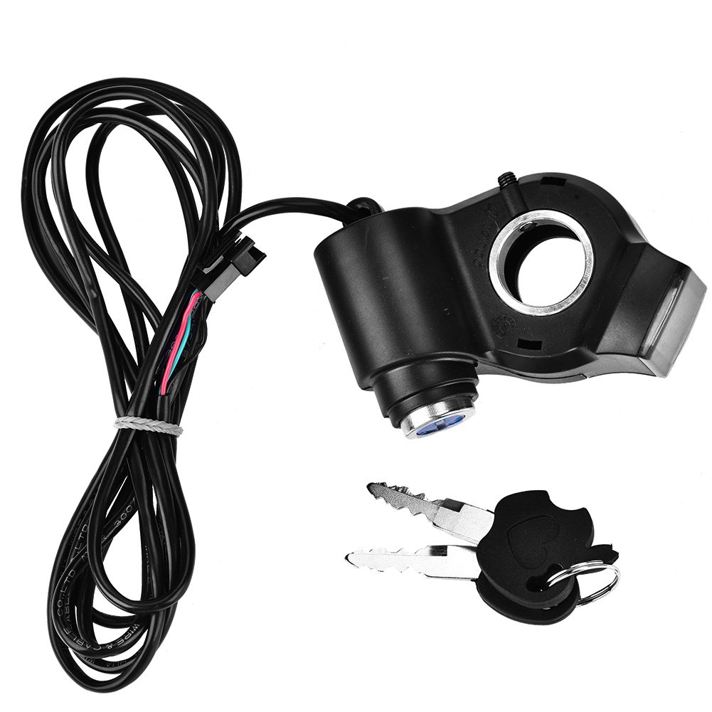 Keenso Ebike Throttle - 12V-99V Electric Bike Twist Throttle with LCD Battery Voltage Display - Perfect for Commuting, Off-Road & Urban Riding