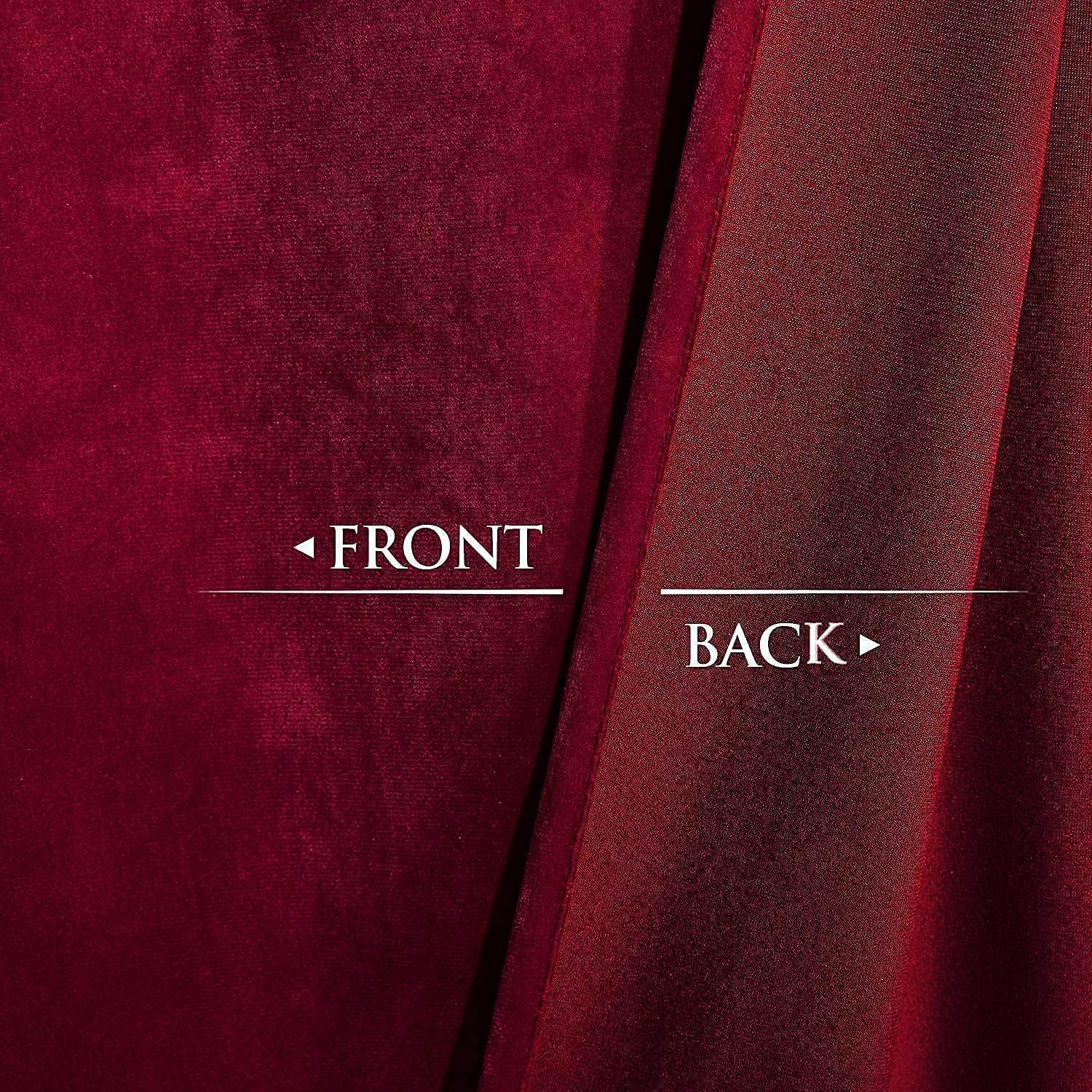 StangH Luxury Velvet Curtains & Valances Set - Elegant Blackout Drapes for Living Room, Bedroom Window Decor - Perfect for Home Theater, Nursery & Cozy Interior Design