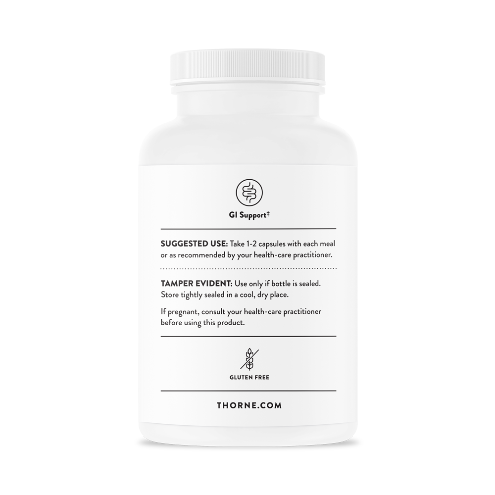 Thorne Multi Enzyme Supplement (SD410) - Digestive Support for Gut Health & Nutrient Absorption | Ideal for Meal Digestion & Bloating Relief