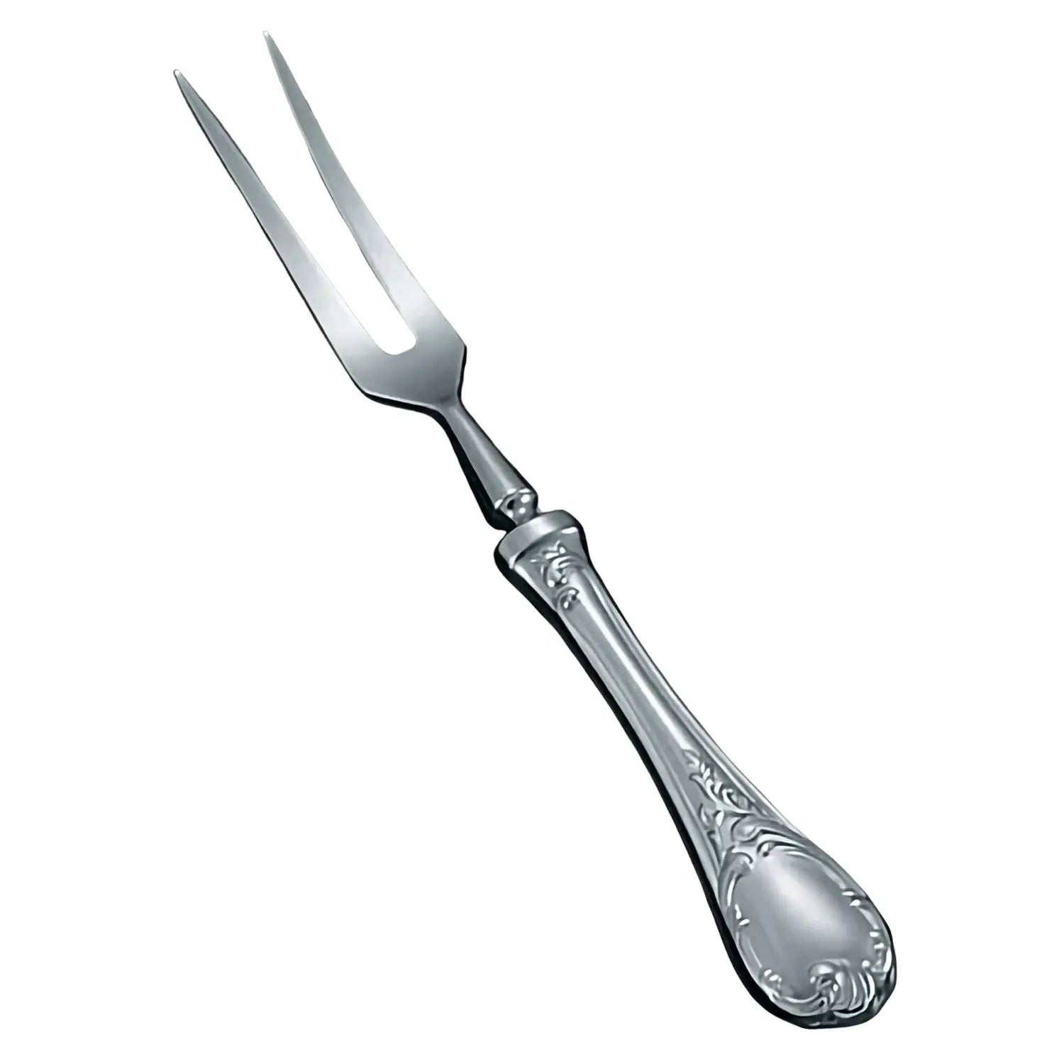 EBM Boulogne Premium Stainless Steel Carving Fork - 12 Inch Meat Fork for Roast Beef, Turkey, Ham - Perfect for Carving, Serving & Holiday Dinners