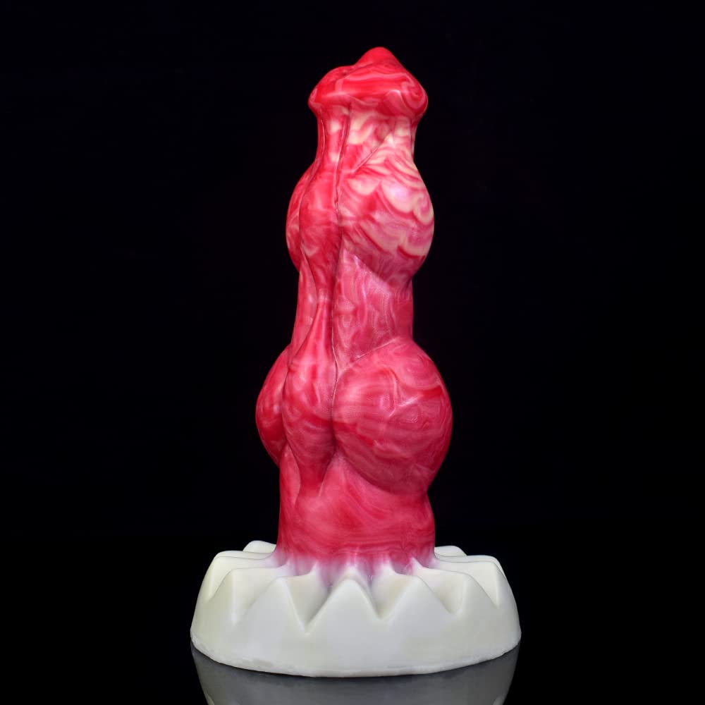 Premium Liquid Silicone Alien/Fido Dildo with Strong Suction Cup - Realistic Adult Sex Toy for Solo Play & Couples - BeHorny Collection | Perfect for BDSM, Fantasy Roleplay & Sensual Exploration