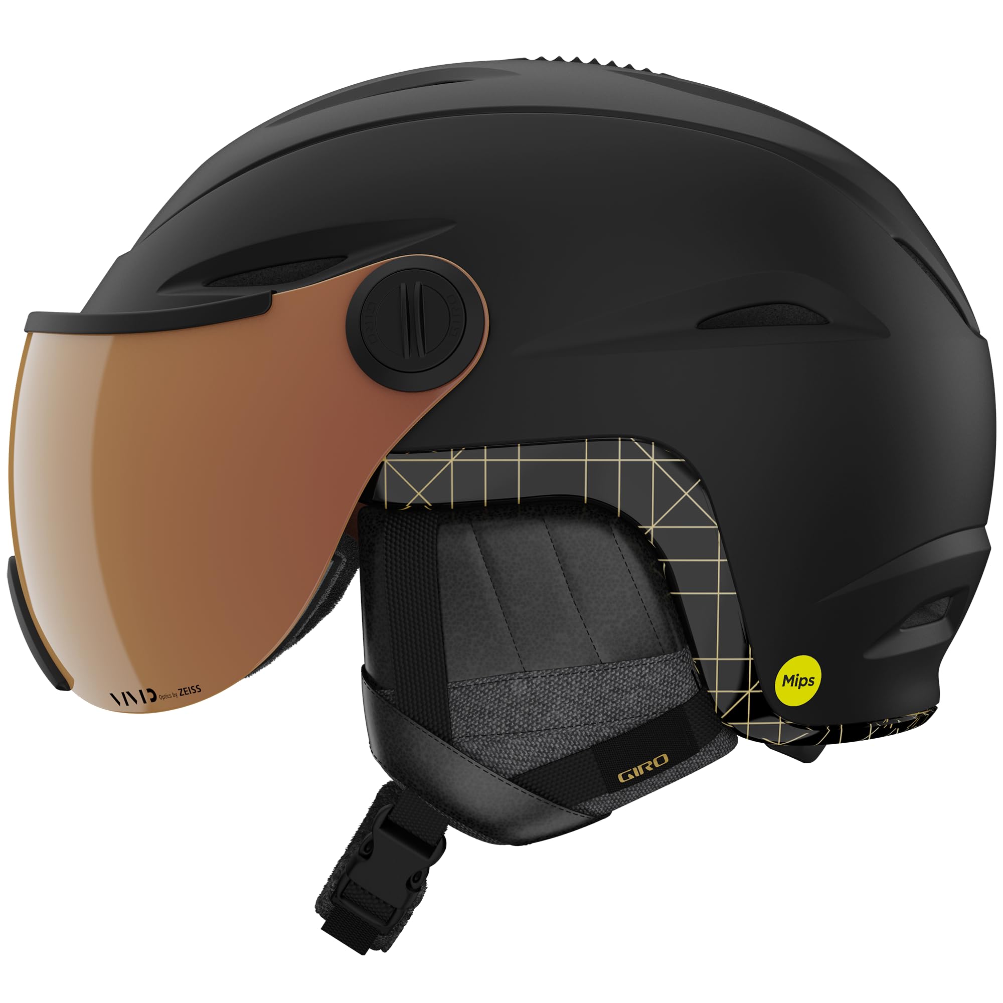 Giro Essence MIPS Ski Helmet for Women & Youth - Lightweight Snowboard Helmet with Vivid Goggle Shield | Cold Weather Protection for Skiing & Snowboarding Adventures