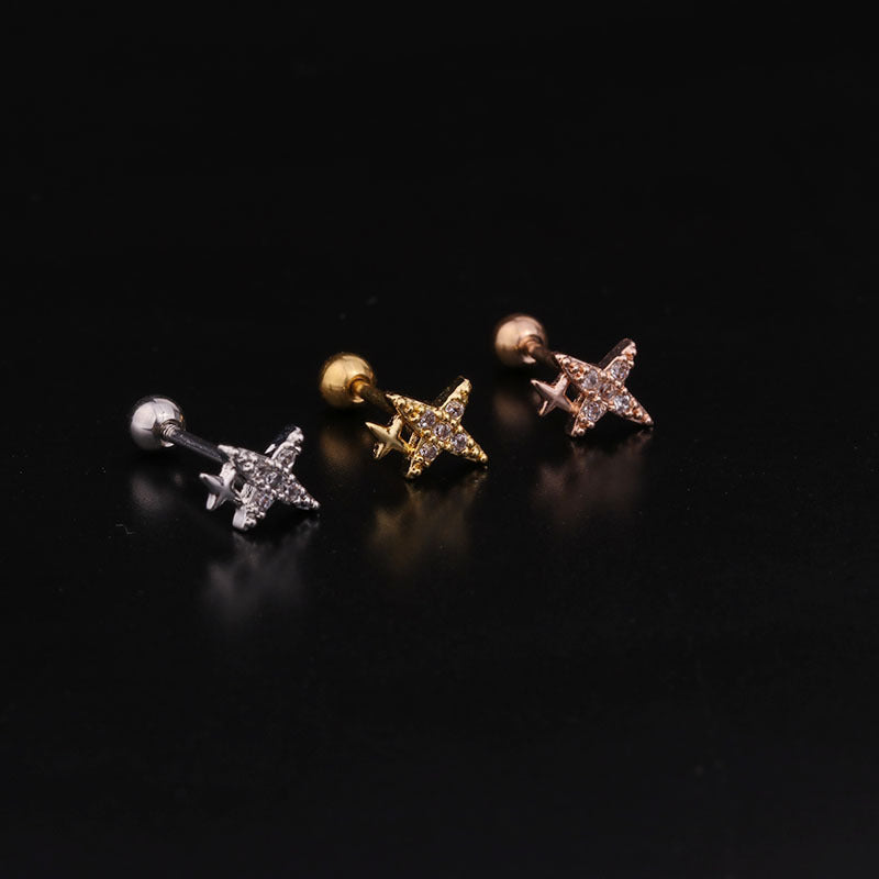 20G Surgical Steel Safety Pin Conch Daith Piercing Jewelry - Hypoallergenic Body Jewelry for Cartilage & Ear Piercings | Perfect for Everyday Wear & Unique Style