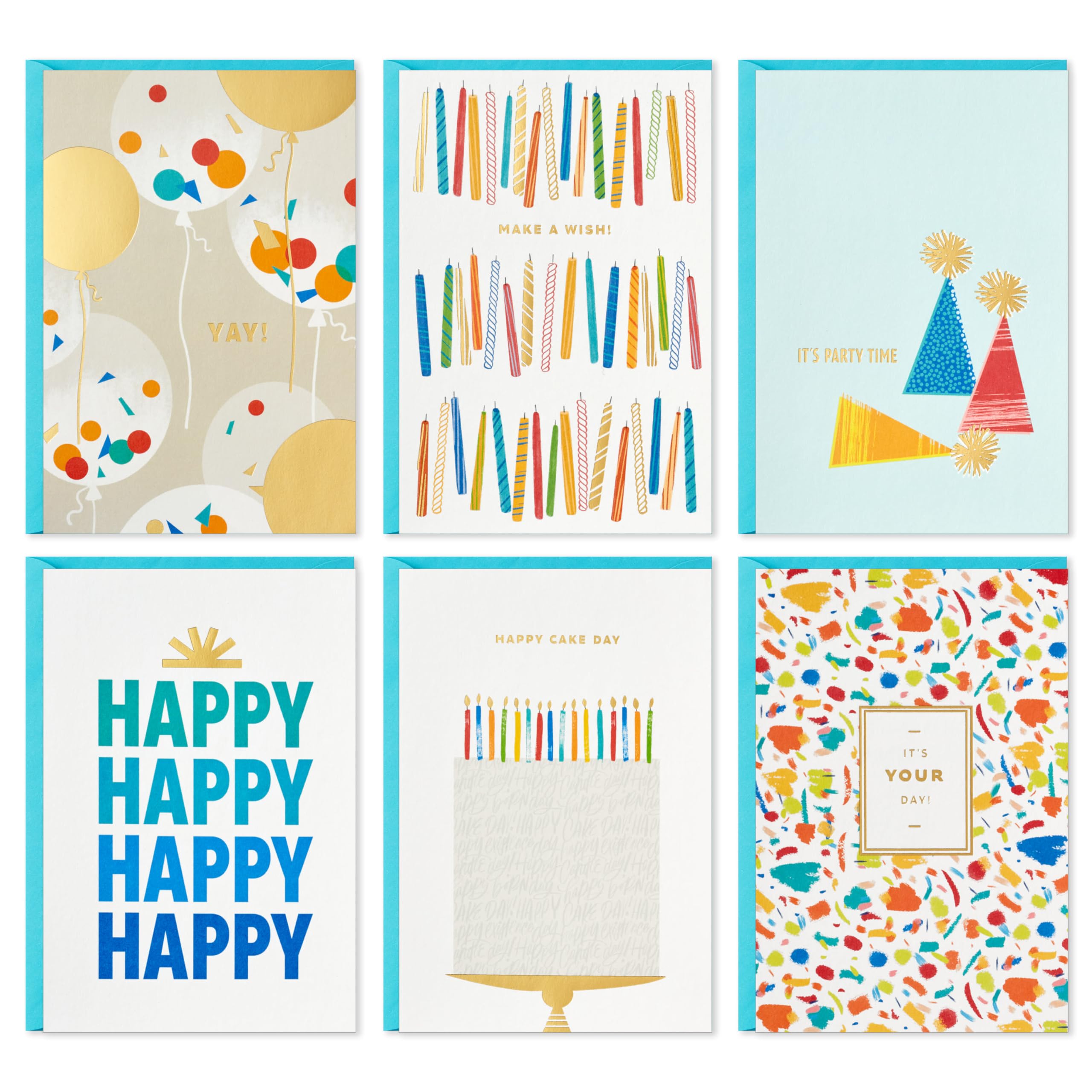 Hallmark Birthday Cards Assortment - 36 Premium Greeting Cards with Envelopes for All Occasions | Perfect for Parties, Celebrations & Special Events