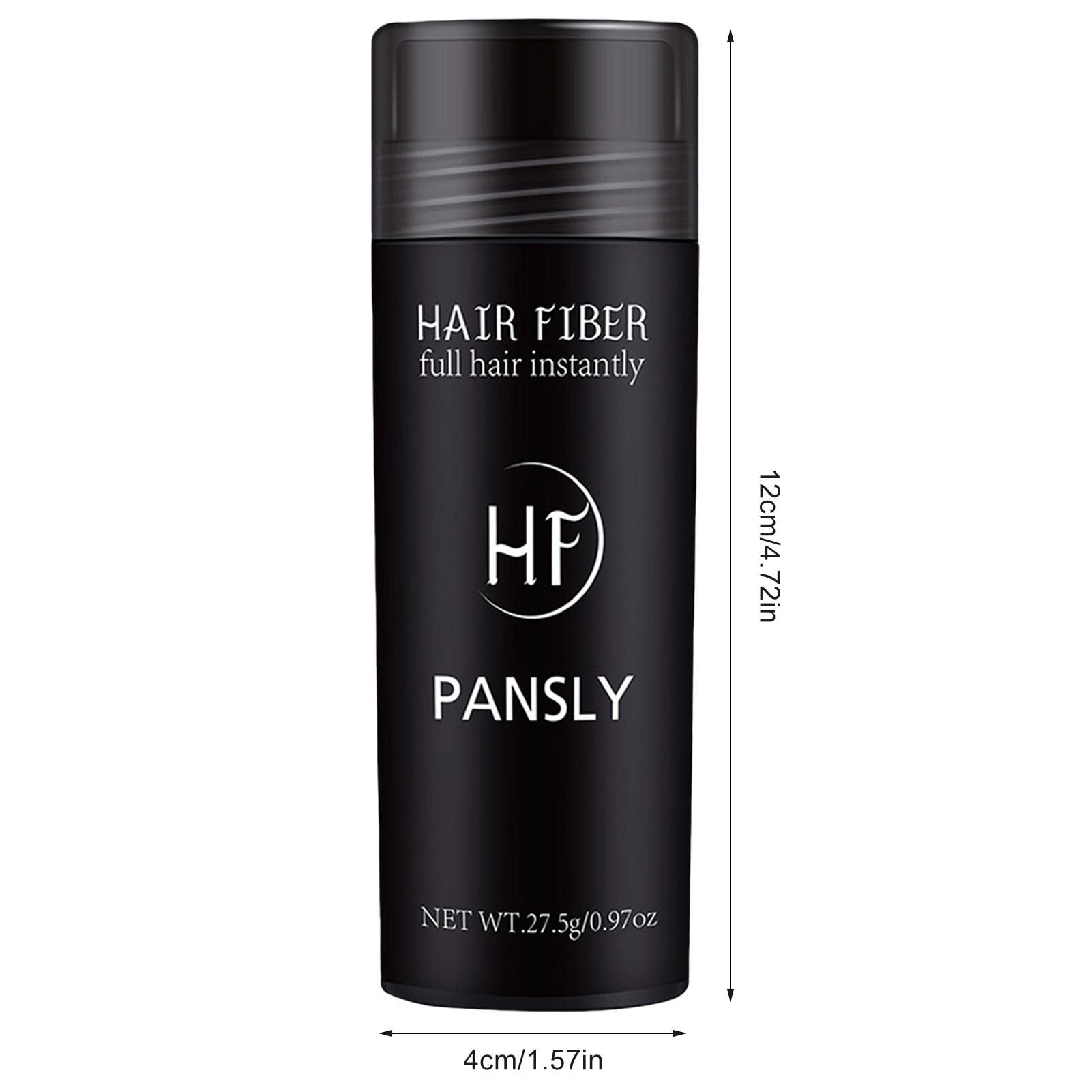 Hair Building Fibers for Men & Women - 2 Pack Black Hair Fibers Powder, Natural-Looking Hair Loss Concealer for Thinning Hair & Bald Spots - Instant Volume Boost for Everyday Styling & Confidence