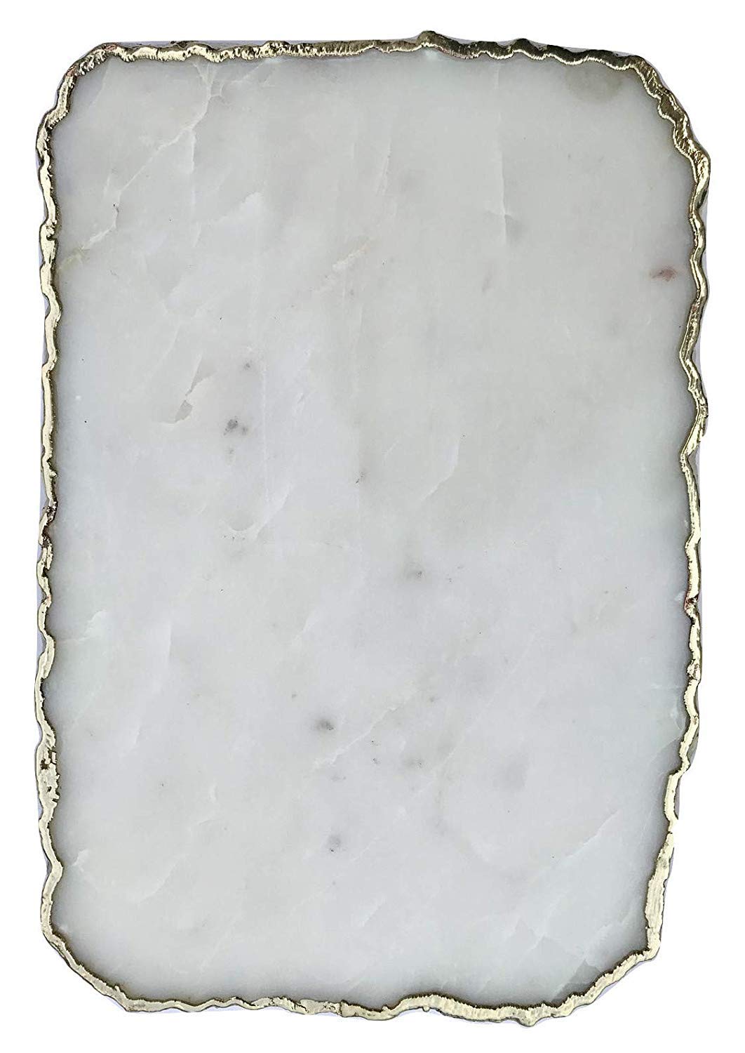 Handcrafted White Marble Cheese Platter & Serving Tray - Large Size | Artisan Made in India | Perfect for Wine Parties, Charcuterie Boards & Elegant Entertaining