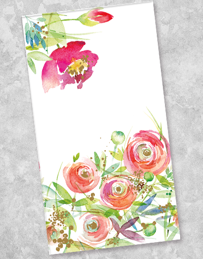 Charming Floral Printed Guest Towel Napkins - 36 Count, Soft & Absorbent for Elegant Dining, Parties & Home Decor