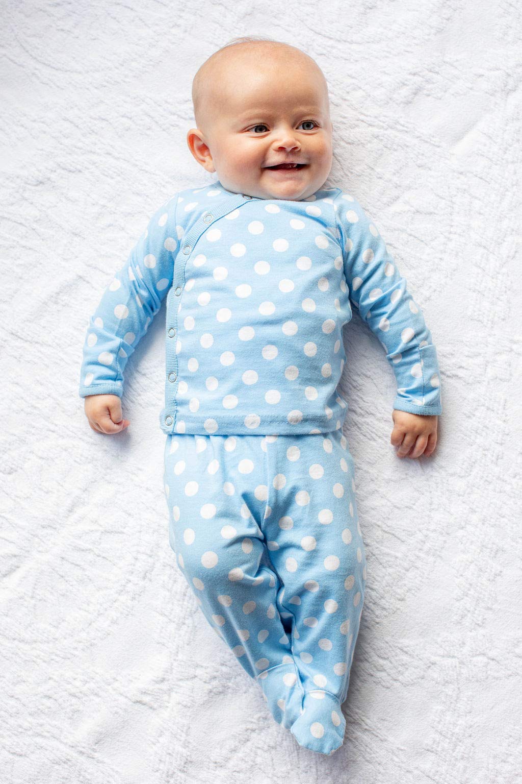 Baby Be Mine Unisex Footed Kimono Set - Soft Cotton Top & Pants Outfit for Newborns (0-24 Months) | Perfect for Baby Shower Gifts, Photo Shoots & Everyday Wear