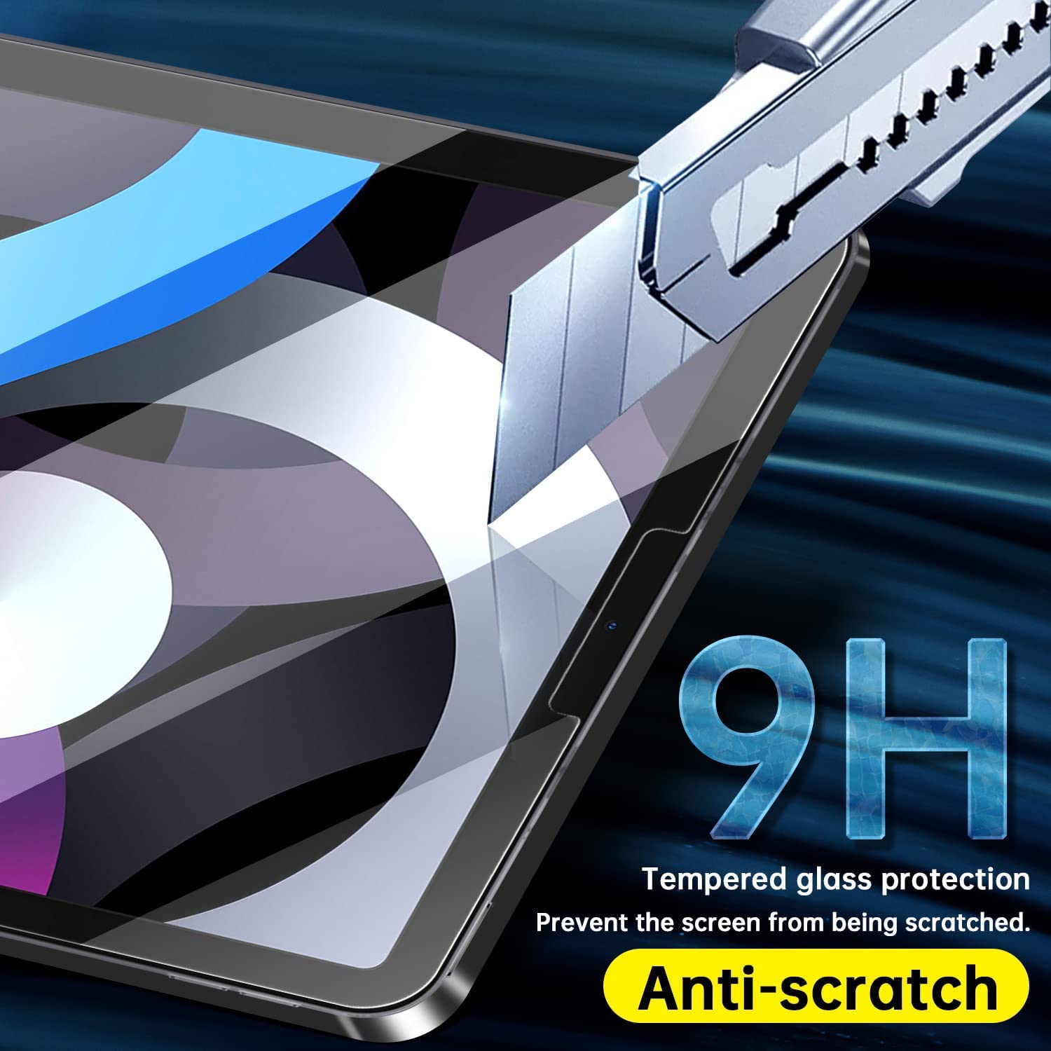 avakot 2 Pack Tempered Glass Screen Protector for iPad Air 5th/4th Gen & iPad Pro 11 (10.9 Inch 2020/2022) - Anti-Scratch, HD Clear, Bubble-Free - Perfect for Work, Study & Entertainment