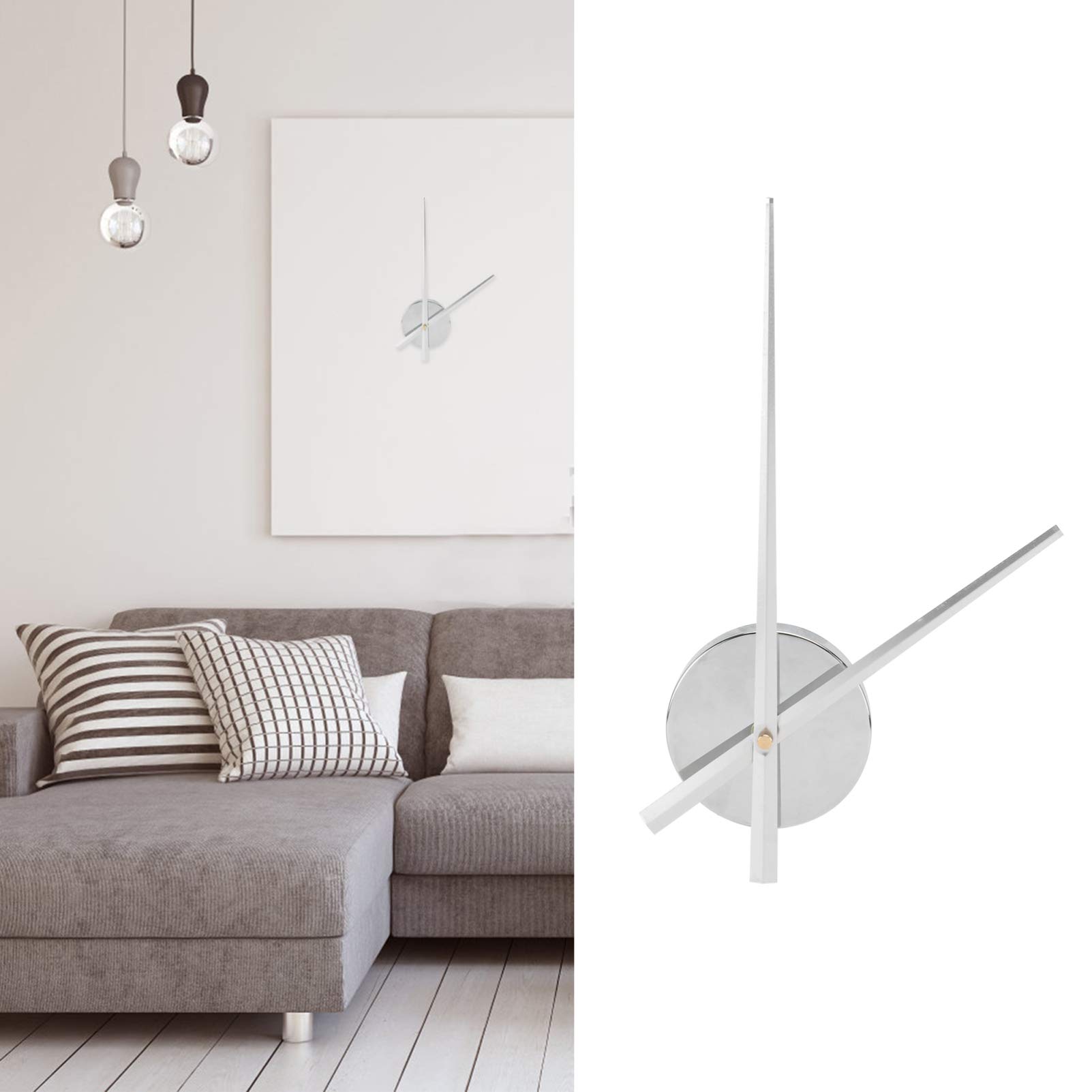 Homoyoyo 3D Wall Clock with Large Quartz Movement Mechanism - Modern Home Decor for Living Room, Bedroom & Office