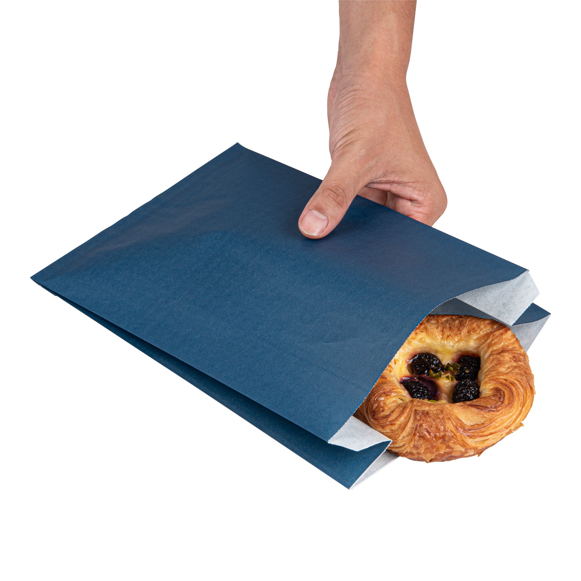 Premium Midnight Blue French Fry & Snack Bags - 7