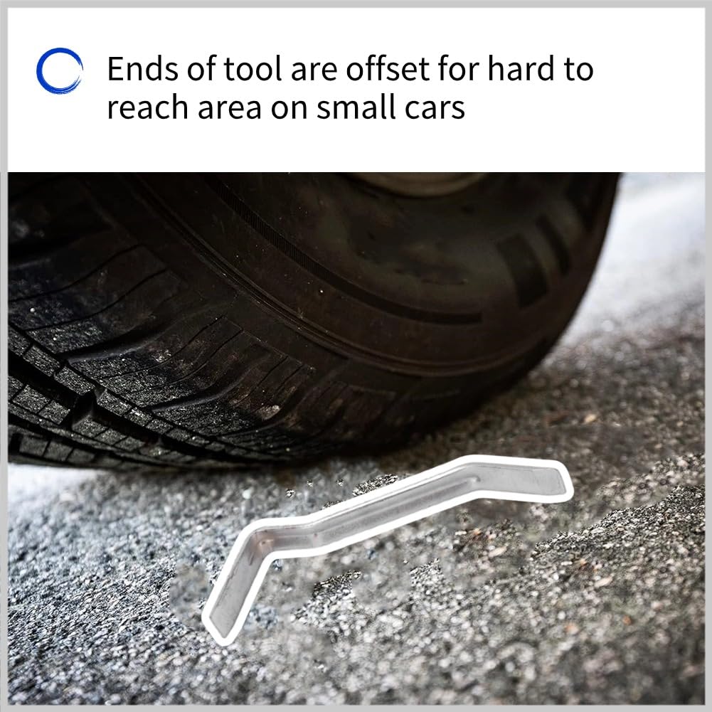 KIMISS Professional Metal Offset Brake Spoon - Universal Car Brake Adjusting Tool for Auto Repair & Maintenance | Perfect for DIY Mechanics & Professional Technicians