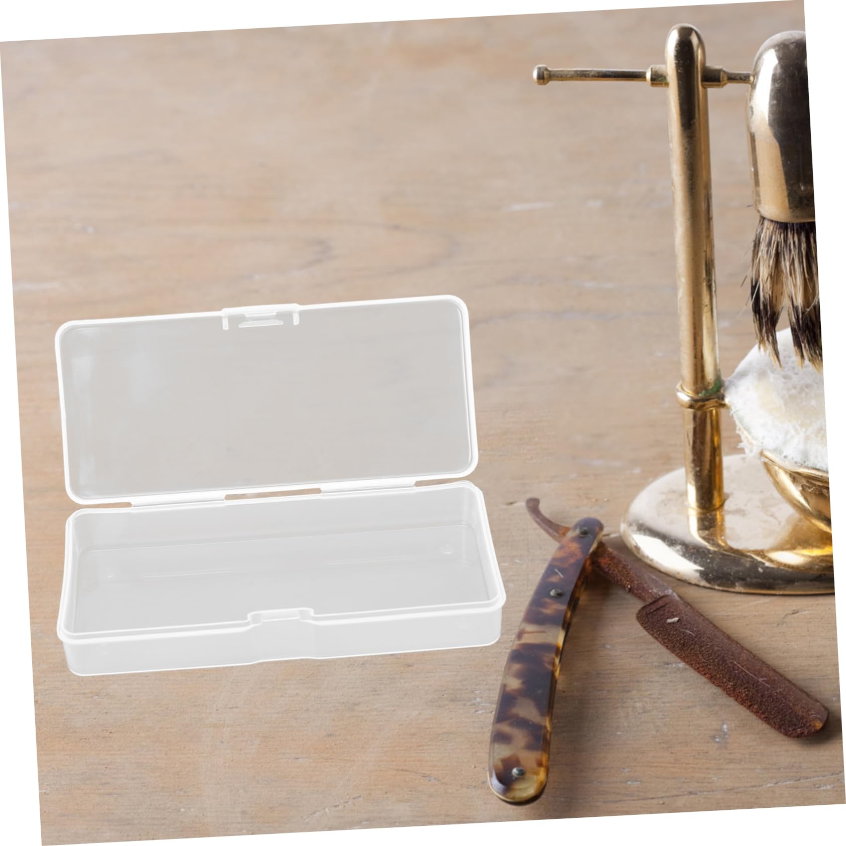 Eco-Friendly Used Razor Blade Disposal Box - Compact Portable Razor Case with Safety Storage for Shaving Blades - Perfect for Travel, Home & Salon Use