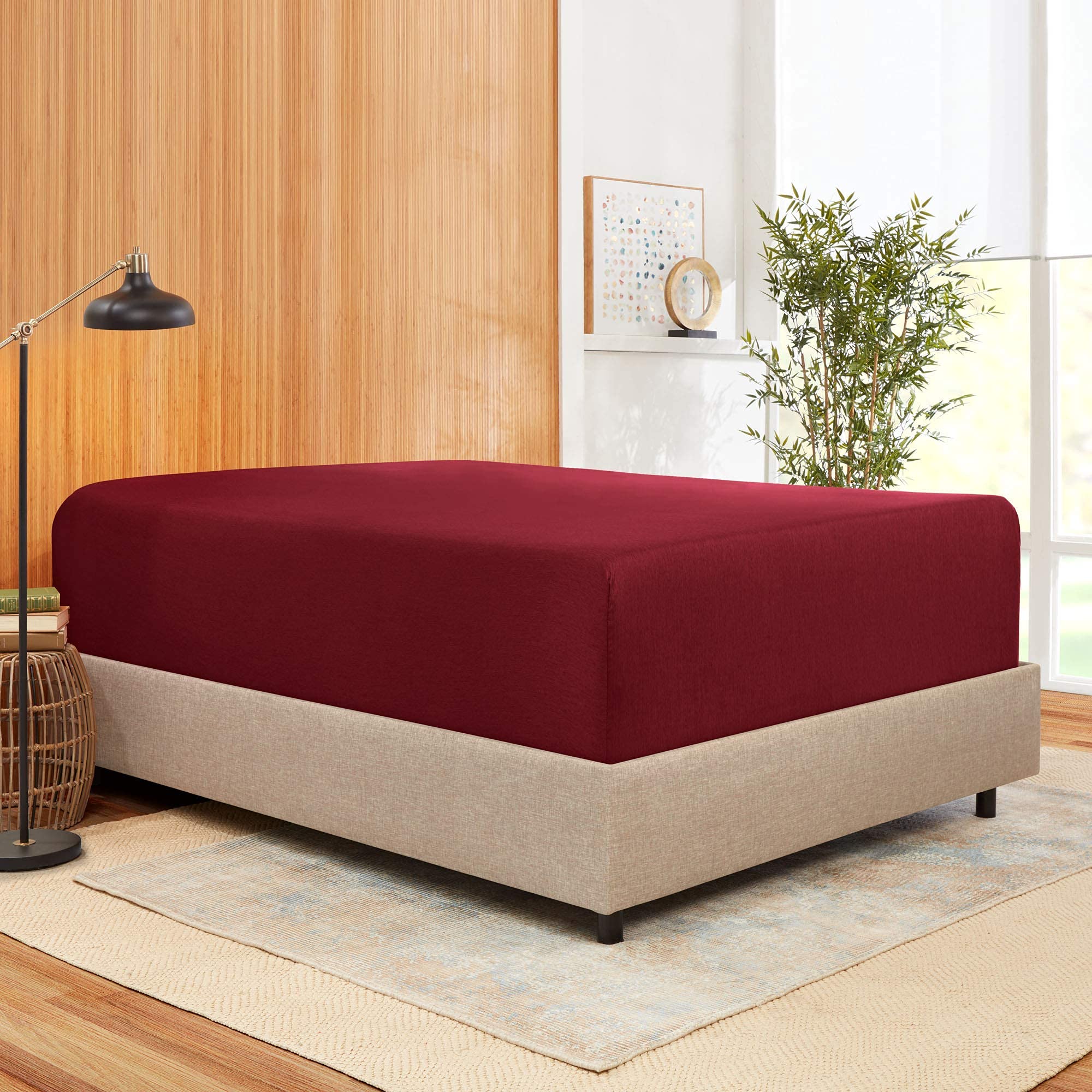 Organic Cotton Fitted Sheet 600 Thread Count Full XL - Soft, Breathable for Deep Mattress | Bedroom Luxury