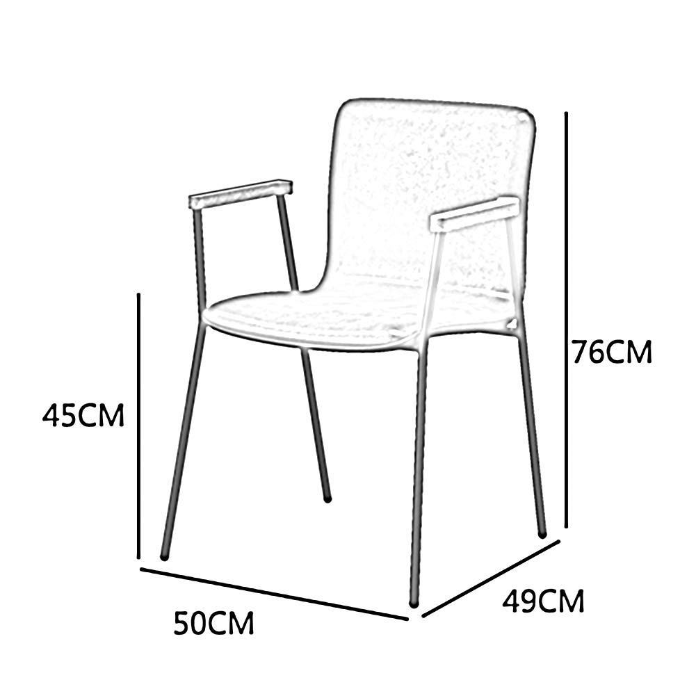 Premium PU Leather Dining Chair - Ergonomic Bar Stool with Metal & Wooden Legs for Home, Restaurant & Fast Food Shop | Comfortable & Durable for Daily Use, Dining & Leisure