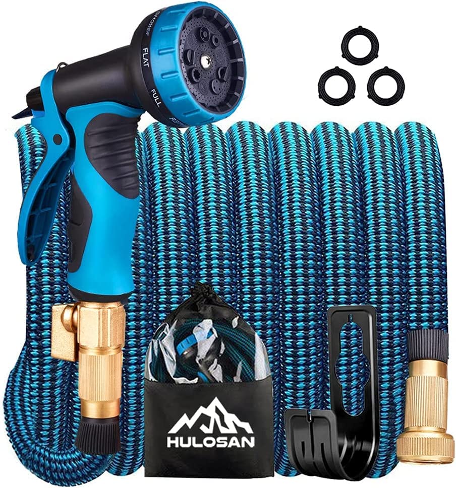 HULOSAN 30FT Expandable Garden Hose with 3/4