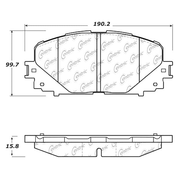 PosiQuiet Ceramic Brake Pads for Cars - Quiet & Durable Performance Brake Pads - Perfect for Daily Commuting & Highway Driving