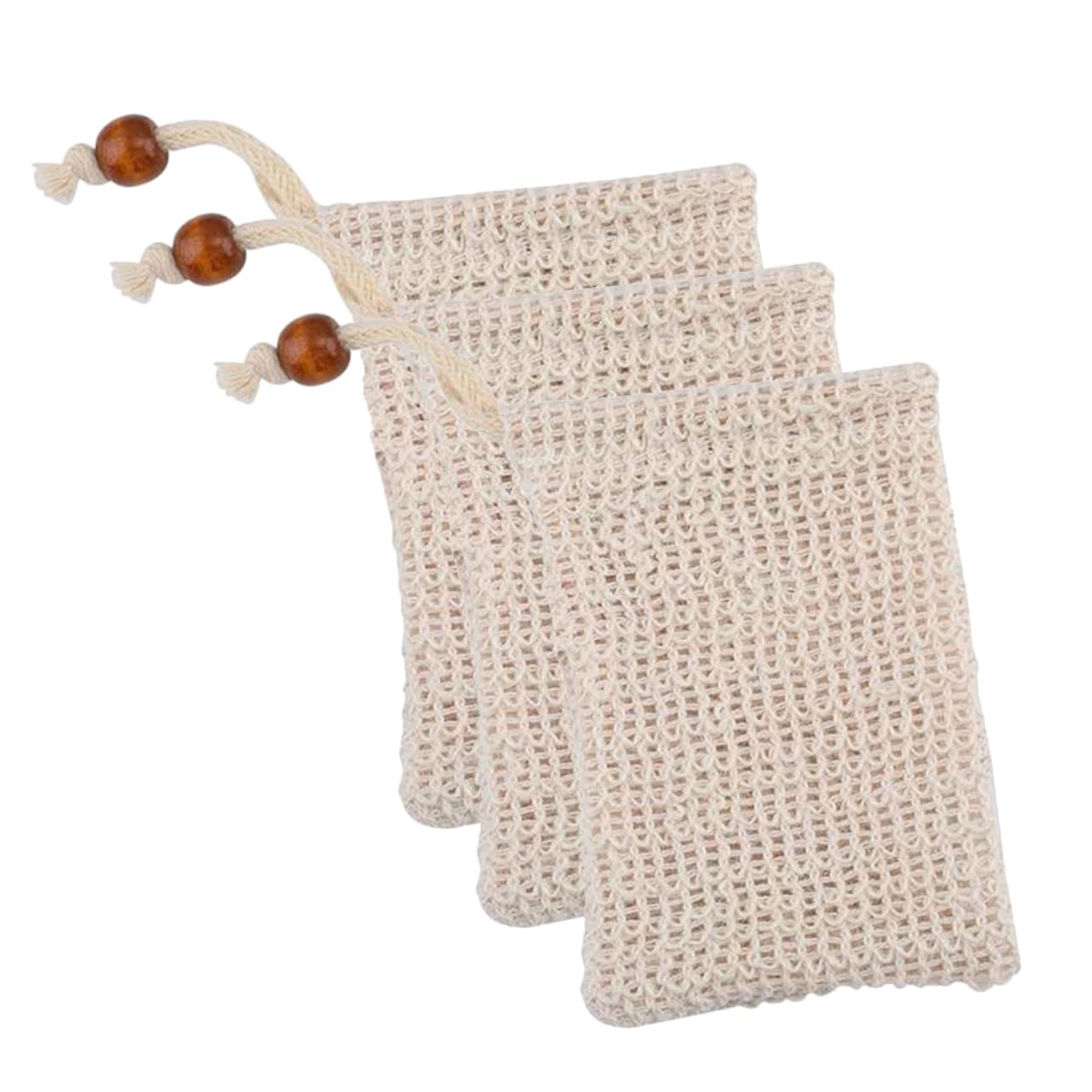 3-Pack Exfoliating Soap Saver Net for Handmade Soaps - Gentle Skin Exfoliation Tool - Perfect for Shower, Bath & Spa Use