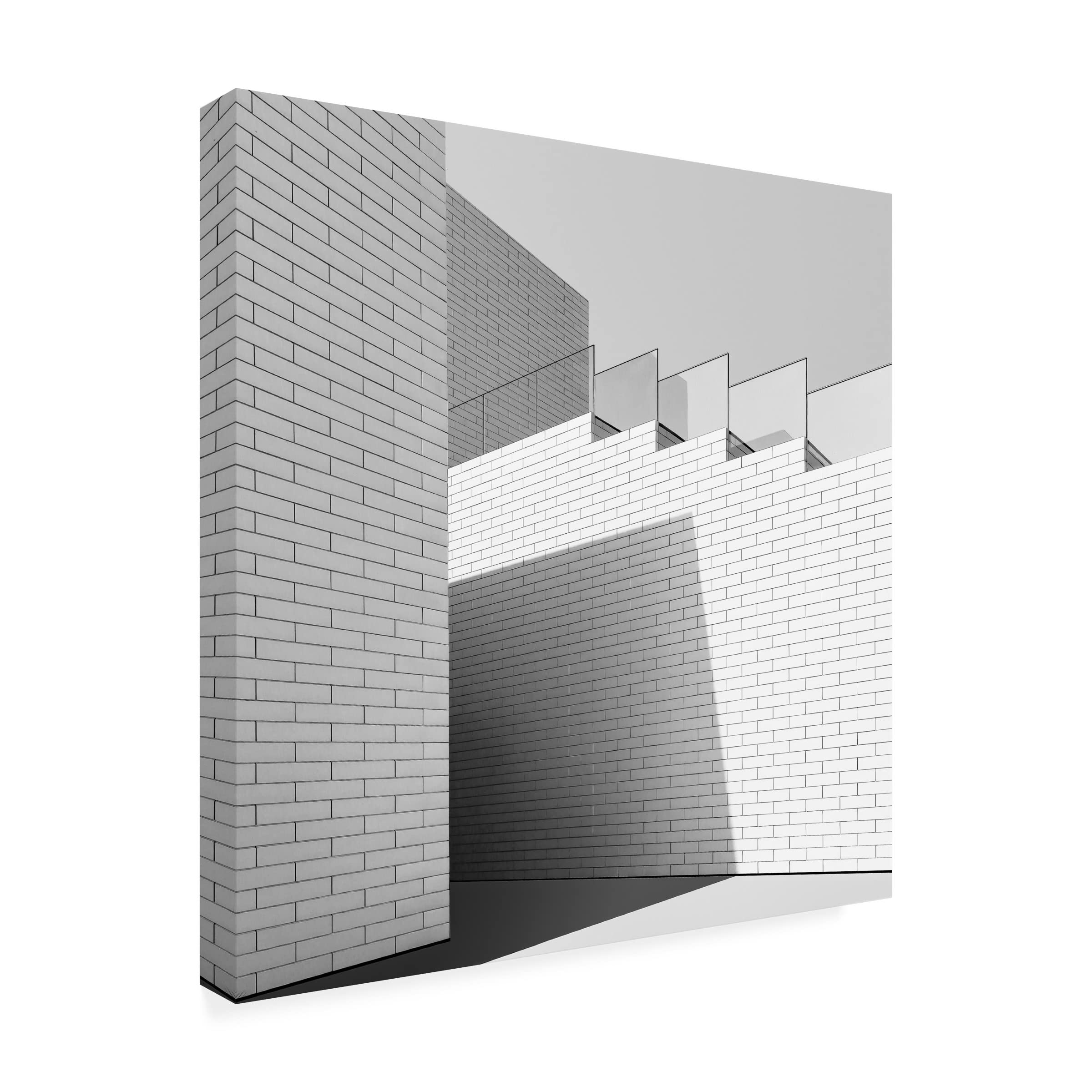 Trademark Fine Art 'Lego House' Canvas Wall Art Print by Inge Schuster - Modern Home Decor for Living Room, Bedroom & Office