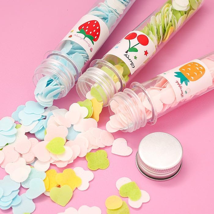 Bhuma™ Disposable Mini Soap Paper Sheets | Scented Travel Soap Flakes | Portable Flower Petal Bath Soap | Eco-Friendly Paper Soap for Camping, Gym & Hotel Stay