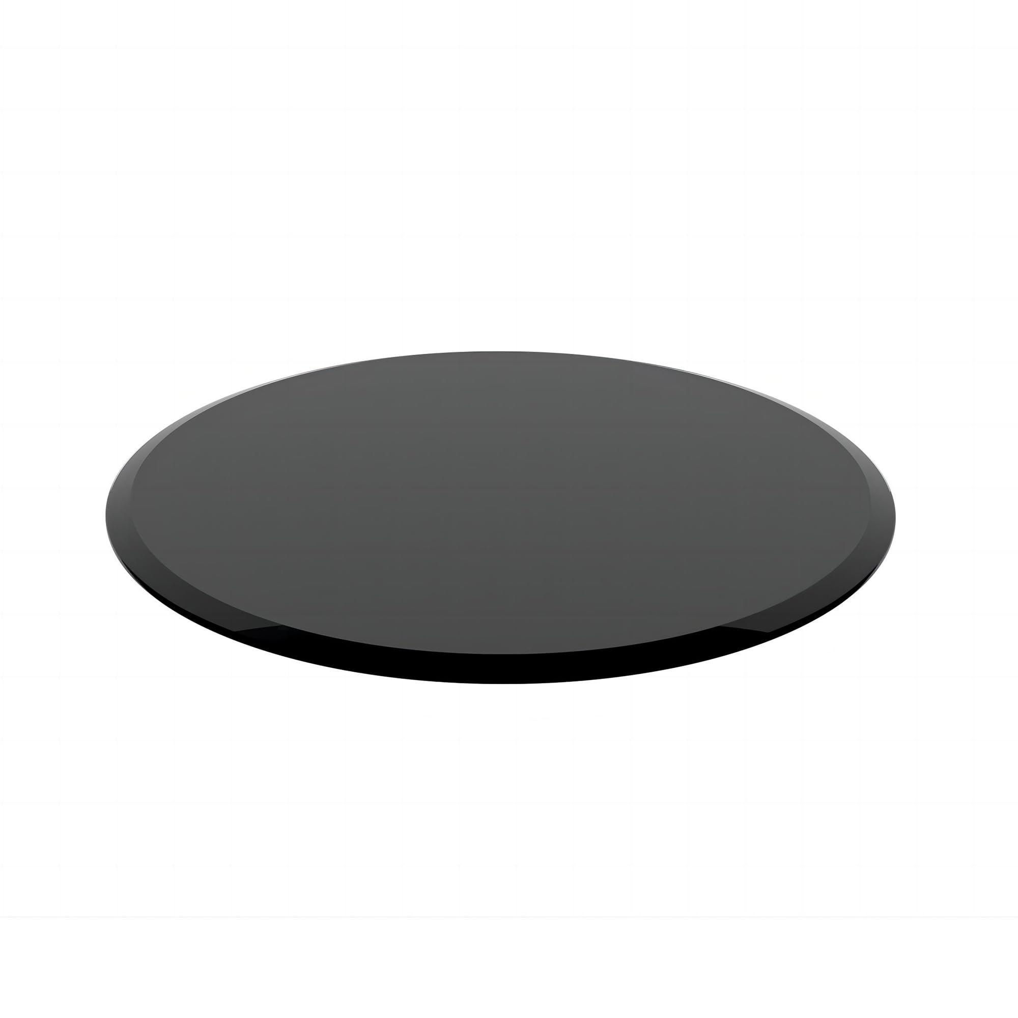 38.6 Inch Round Tempered Glass Table Top - 2/5