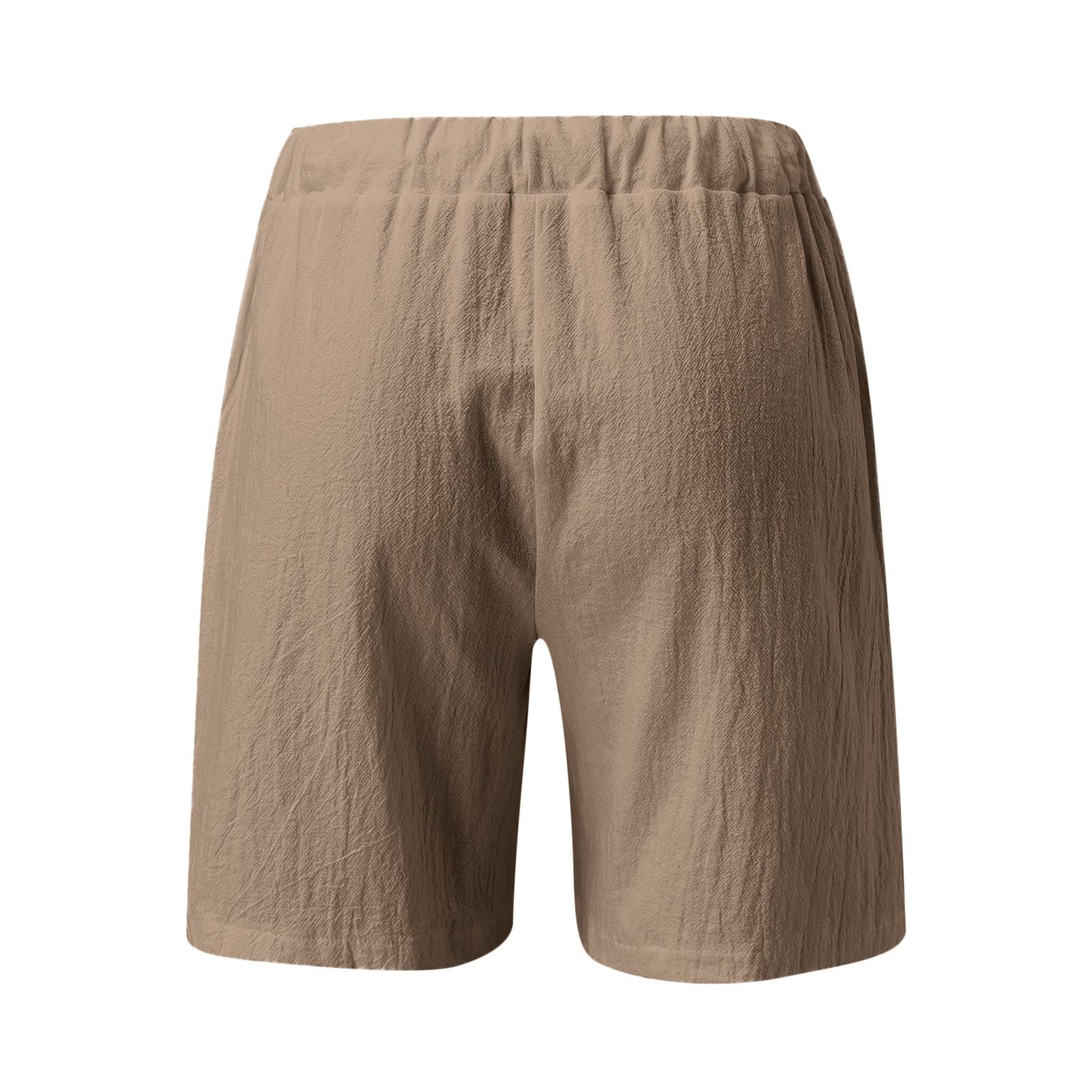 Women's High Waisted Summer Shorts - Lightweight Comfy Beach Shorts with Pockets for Outdoor Activities