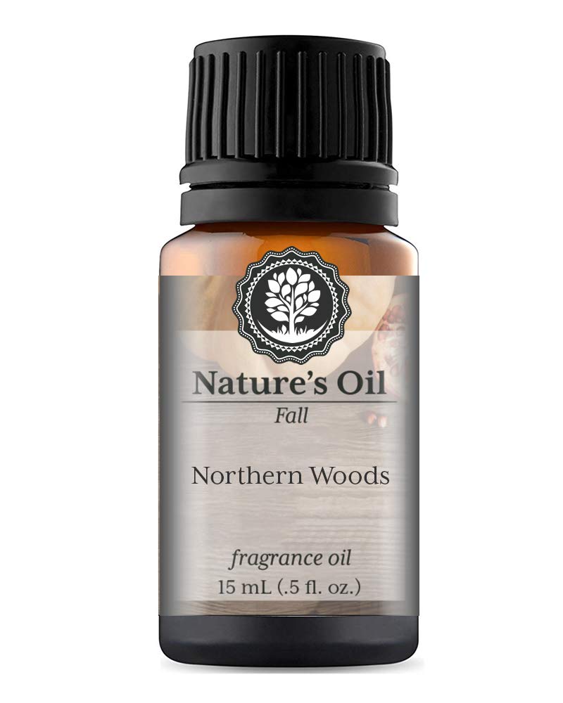 Northern Woods Fragrance Oil - 15ml Essential Oil for Aromatherapy Diffusers, Handmade Soap, Scented Candles, DIY Lotions, Home Fragrance, Linen Spray, Bath Bombs & Slime - Perfect for Relaxation, Spa Days & Cozy Home Atmosphere