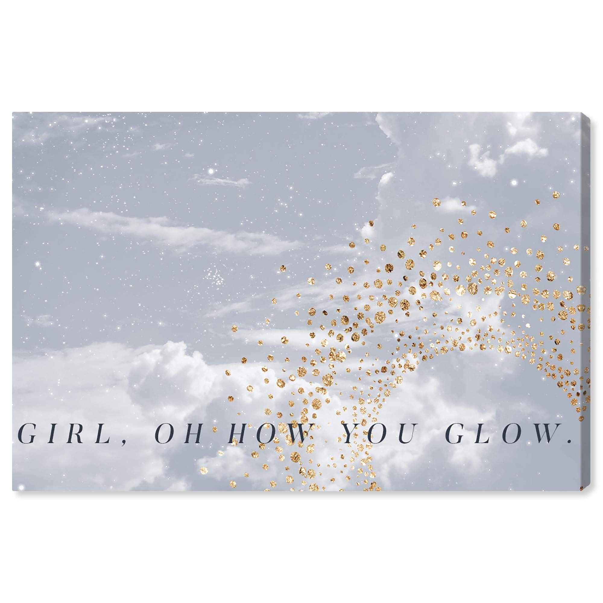 The Oliver Gal Artist Co. 'How You Glow' Fashion & Glam Wall Art Canvas Print - 45