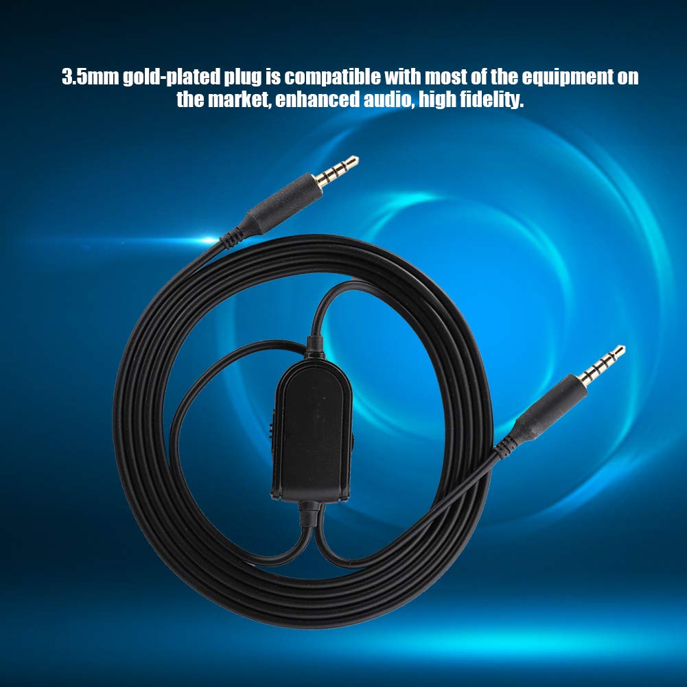 High-Quality Oxygen-Free Copper Audio Cable for Gaming Headsets - Durable Headphone Wire for PC, PS5, Xbox - Perfect for Competitive Gaming & Streaming