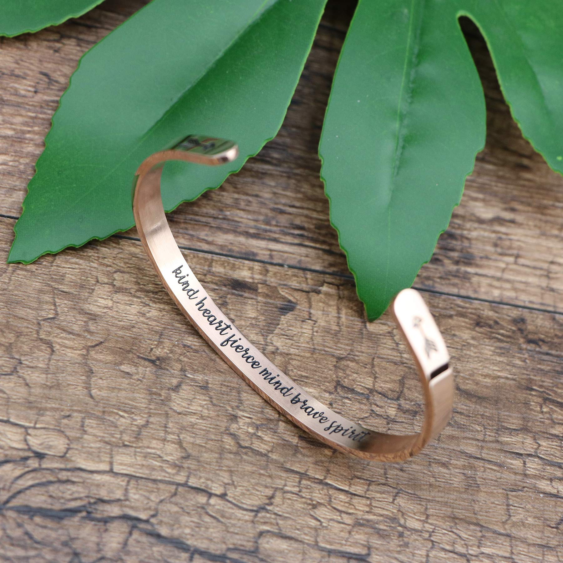 JoycuFF Stainless Steel Bracelets for Women - Elegant Cuff Bangle Gift for Mom, Mother, Wife - Perfect Christmas, Birthday, Thanksgiving Present - Meaningful Year-Round Jewelry for Special Occasions & Everyday Wear