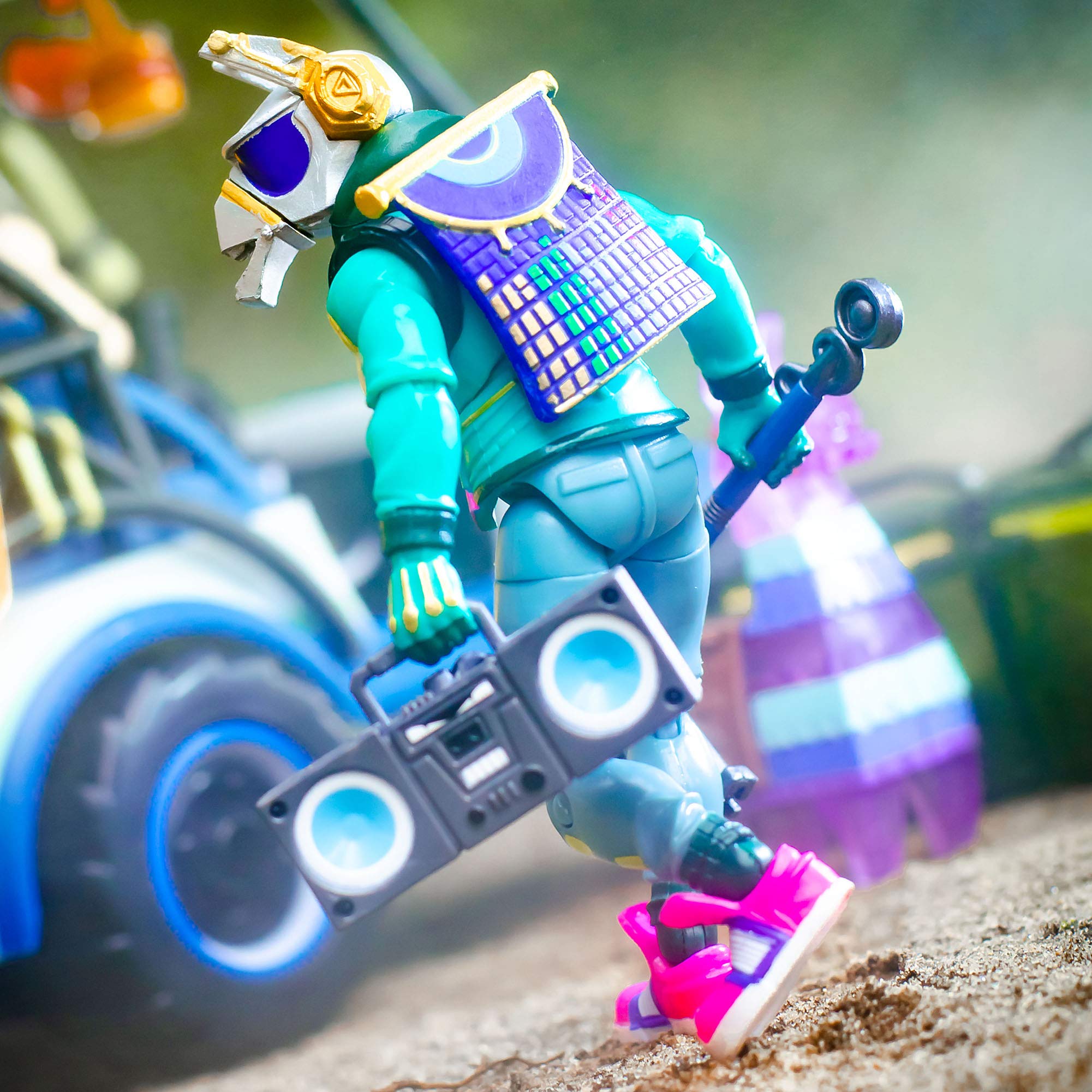 FORTNITE Solo Mode Core Figure Pack - DJ Yonder Collectible Action Figure (Model FNT0101) | Perfect for Gaming Displays, Gift for Fortnite Fans & Collectors