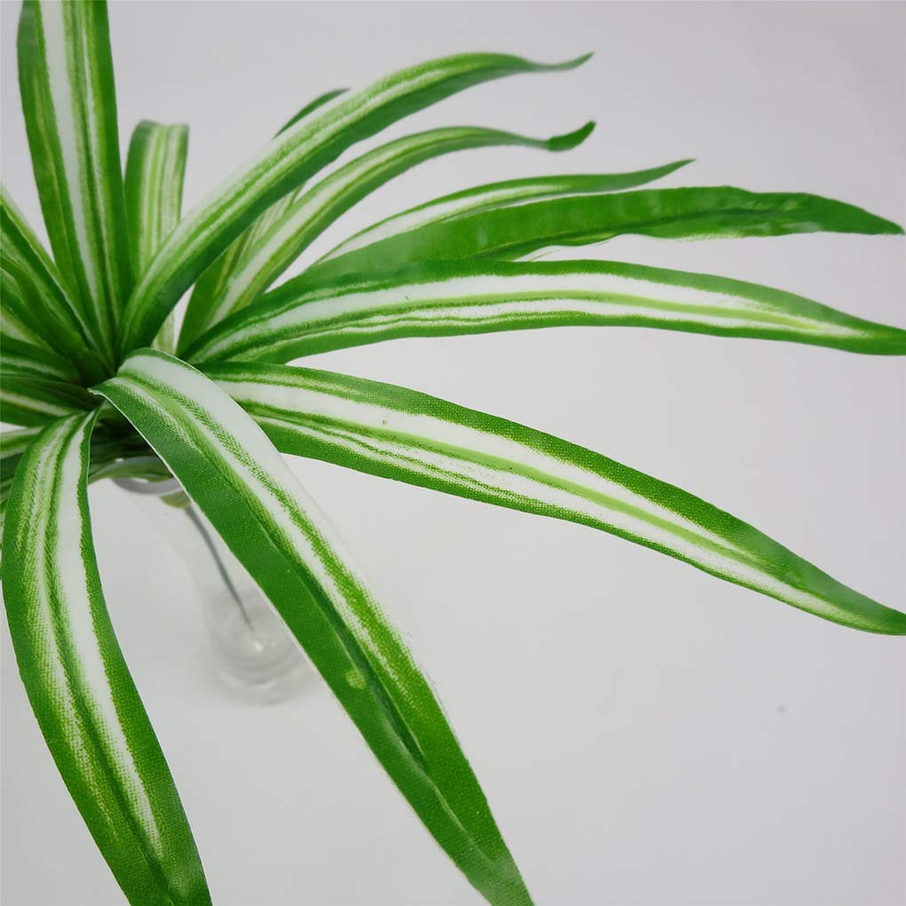 2pcs Artificial Greenery Bouquet - Fake White Grass Leaves for Home & Office Decor - 30cm Tall - Perfect for Table Centerpieces, Shelves, and Wedding Arrangements