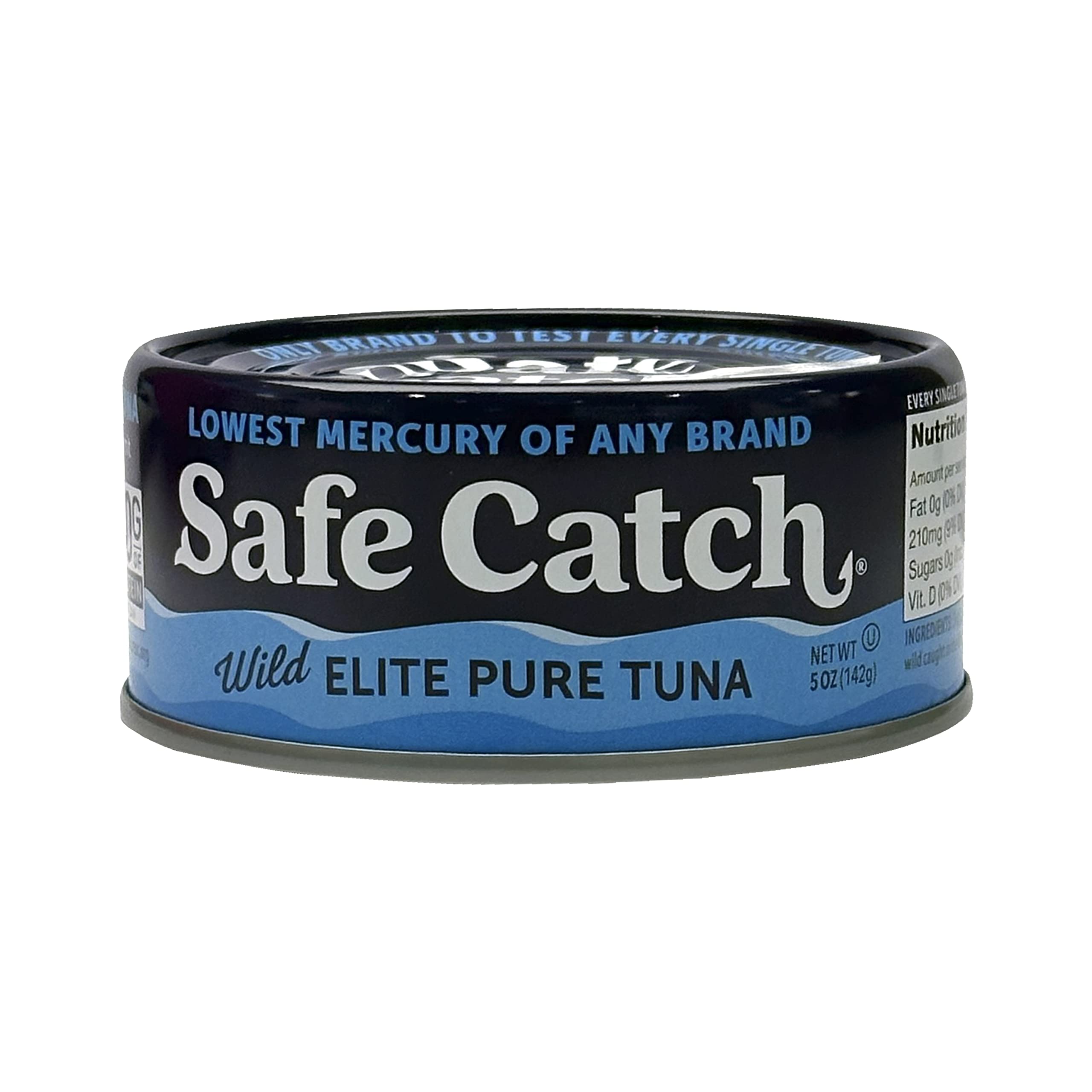SafeCatch Wild Elite Tuna - 5 oz Can | Mercury Tested, Sustainably Caught | Perfect for Salads, Sandwiches & Healthy Meals