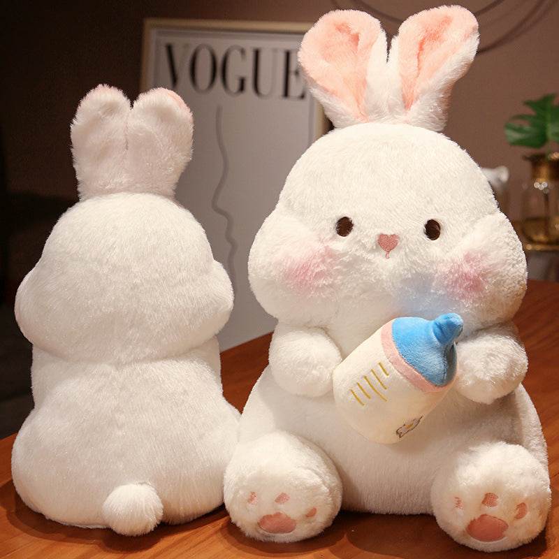 Adorable Kawaii Baby Bunny Plush Toy - Soft Stuffed Animal for Kids, Nursery Decor, Gift for Baby Showers & Easter Celebrations
